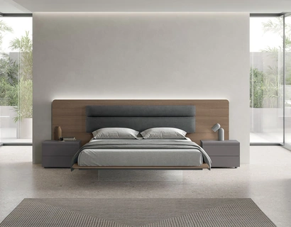 Letto Leonardo con testiera di Tomasella