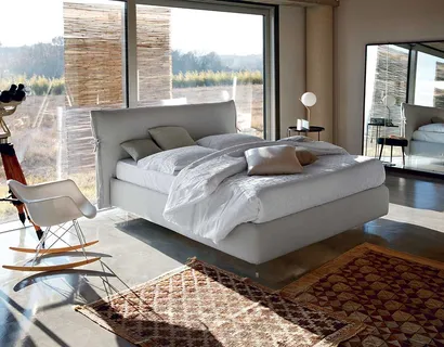 Letto matrimoniale con testiera Louise di Bontempi Letti Design