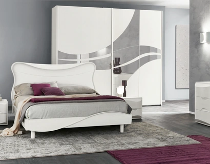 Letto in frassino bianco Mirea di Adriatica