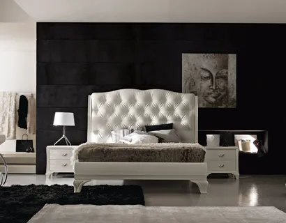 Letto con testiera imbottita Raissa di Modo 10