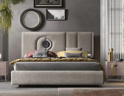 Letto imbottito Mood di Adriatica