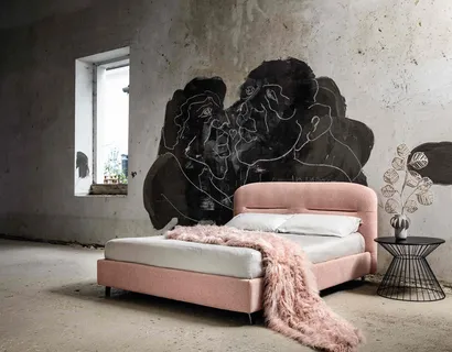 Letto in tessuto Noah di Veneran