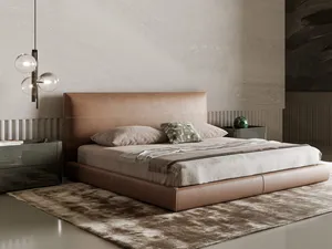 Letto in pelle Oris di Bonaldo