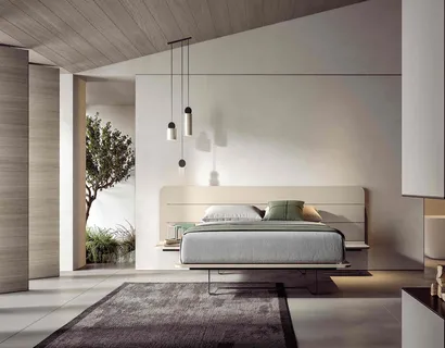 Letto in legno laccato Pinot di Veneran
