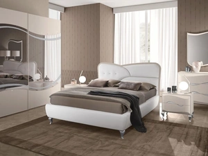 Letto in ecopelle Rubino di Adriatica