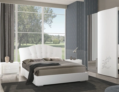 Letto imbottito Silvia di Adriatica