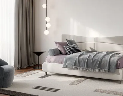 Letto singolo Boiserie Flute di Twils