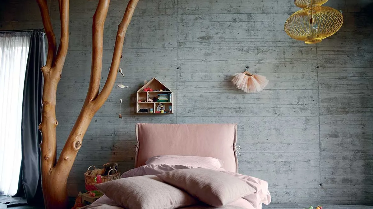 Letto singolo in tessuto con testiera Louise Bontempi di Letti Design