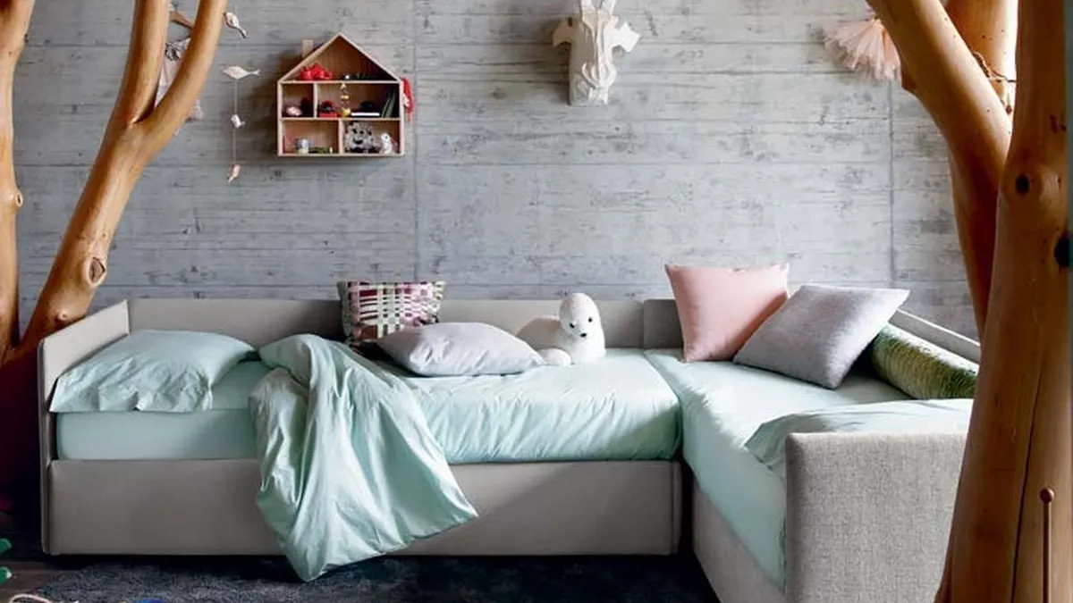 Letto singolo Duplo di Bontempi Letti Design