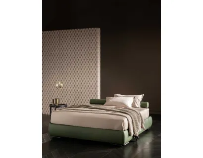 Letto Soul Sommier in pelle con contenitore di Altrenotti