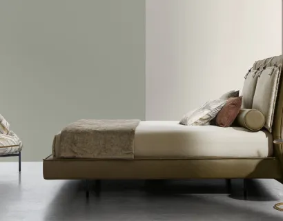 Letto in tessuto con contenitore A-Box di Twils