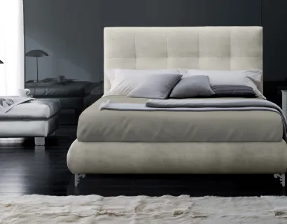 Letto con testiera trapuntata Urban New Cap di Altrenotti