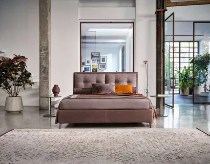Letto matrimoniale con testiera Venus Lab di Twils