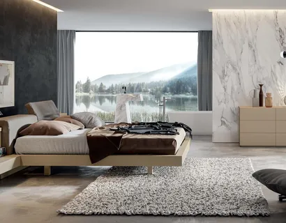 Letto Venus con box contenitore di Veneran