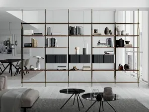 Libreria Charlotte a soffitto 3 di Bontempi