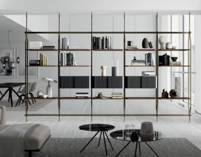 Libreria Charlotte a soffitto 3 di Bontempi