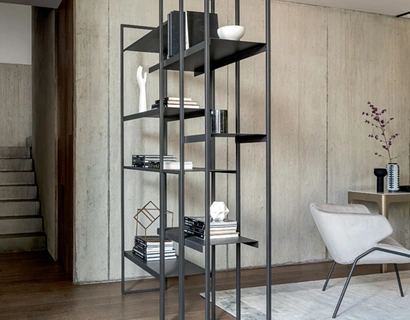 Libreria divisoria Freewall di Riflessi
