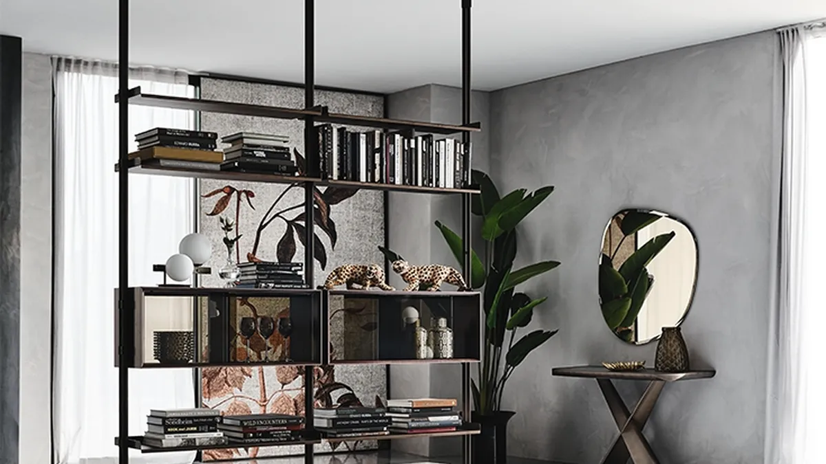 Libreria divisoria Freeway di Cattelan Italia