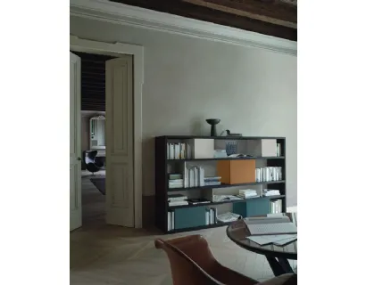 Libreria Modo M6C83 in laccato opaco di Sangiacomo