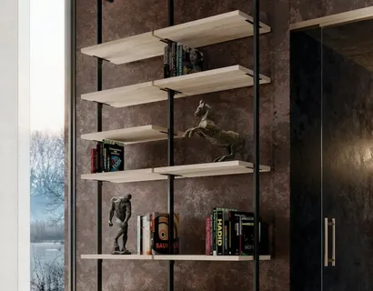 Libreria a muro Simply di Doal