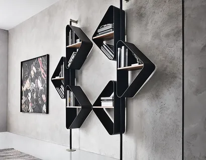 Libreria a muro di design Spinnaker di Cattelan Italia