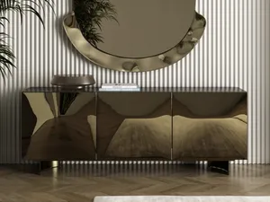 Madia Eden in specchio bronzo di Bontempi