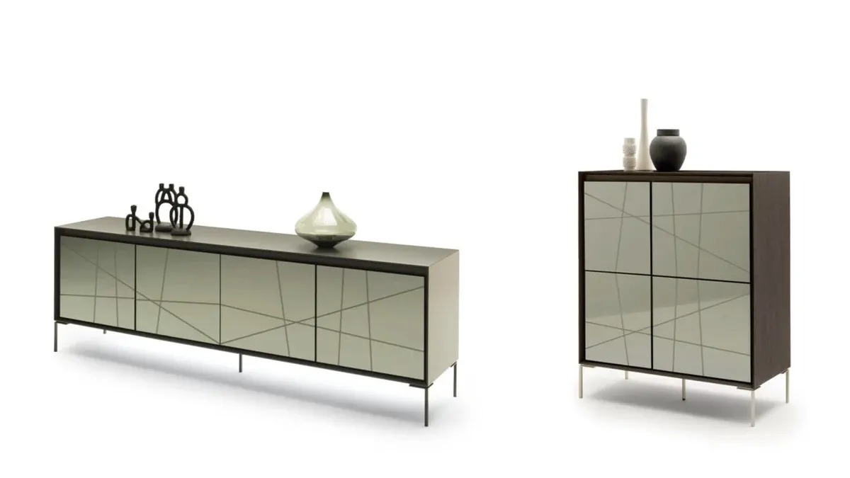 Madia Neck con ante a specchio di Presotto