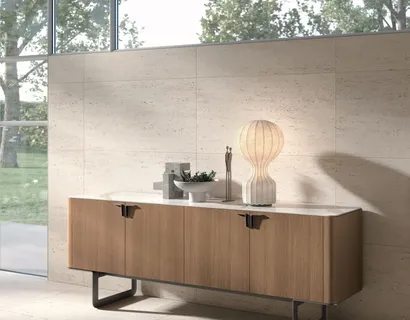 Madia Pandora in materico rovere cognac di Tomasella
