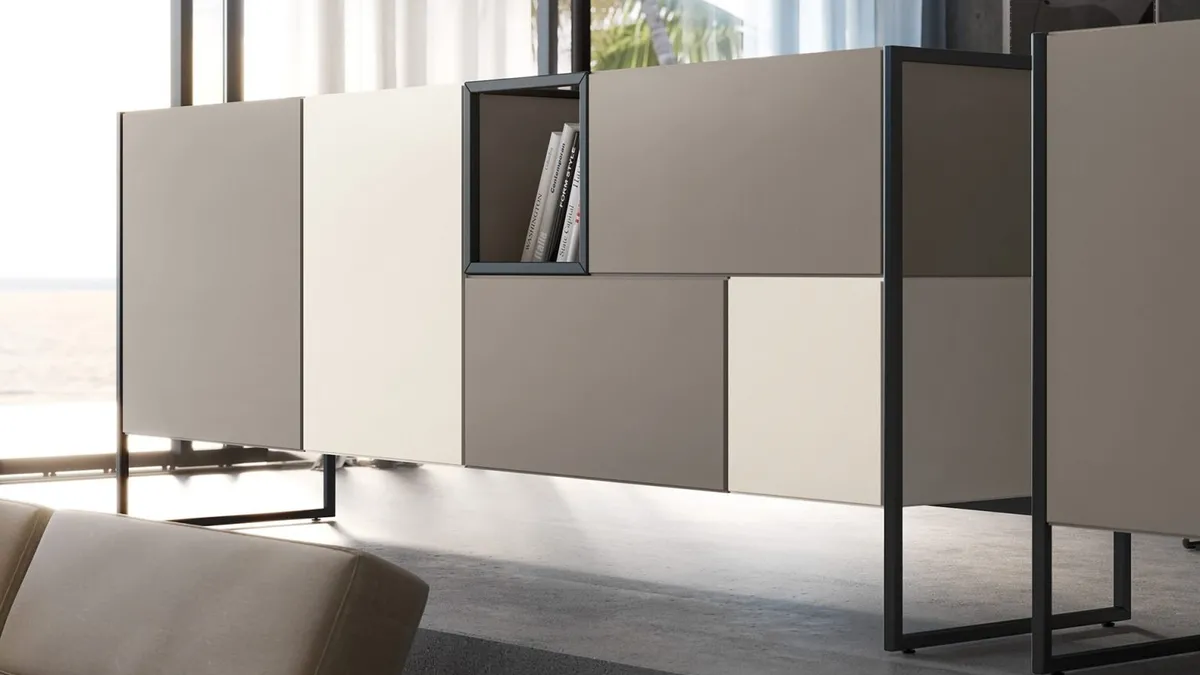 Madia Rebel RS 10 in laccato opaco bicolore di Fimar