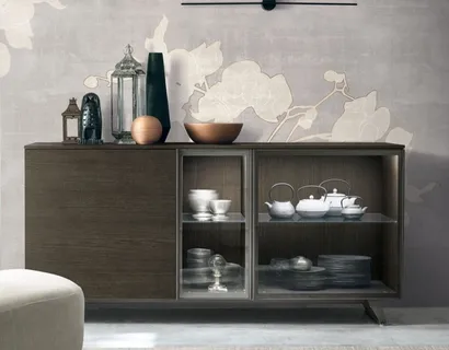 Madia Metropolis B01 in materico rovere moka di Tomasella