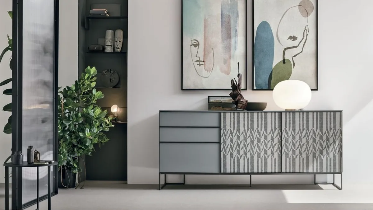 Madia Vinci in laccato opaco carta da zucchero di Tomasella