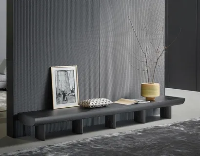 Mobile ingresso in legno Sculptural di Bonaldo