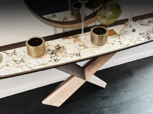 Consolle in ceramica Marmi Terminal Keramik Premium di Cattelan Italia
