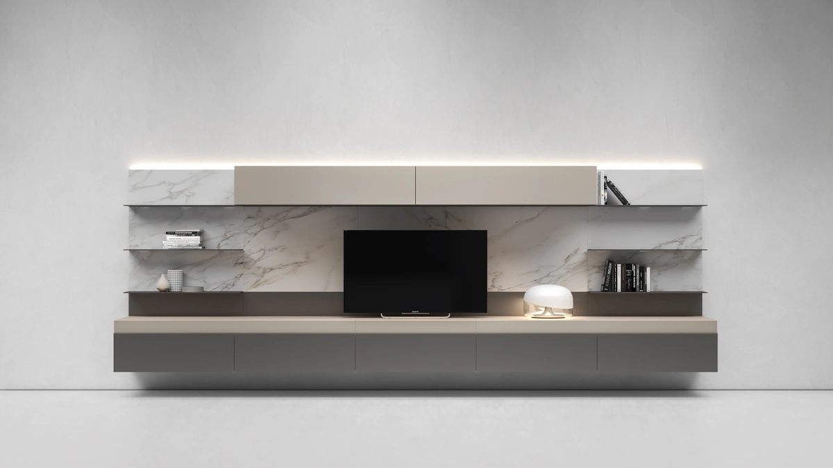 Mobile Porta Tv I-ModulART E di Presotto