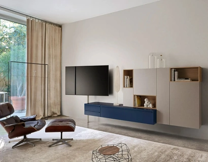 Mobile Porta Tv Tv Video in laccato di Sangiacomo