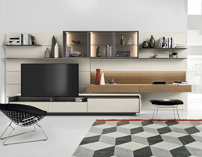 Parete Attrezzata Cabaret Step di Sangiacomo