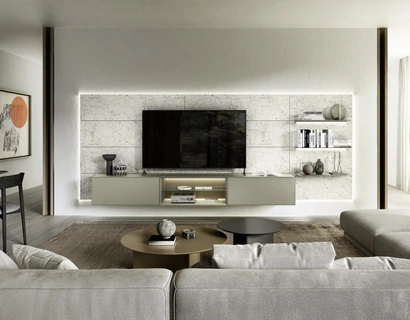 Parete Attrezzata Domino Boiserie 05 di Sangiacomo