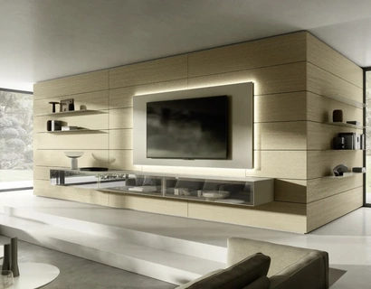 Parete Attrezzata Domino Boiserie 08 di Sangiacomo