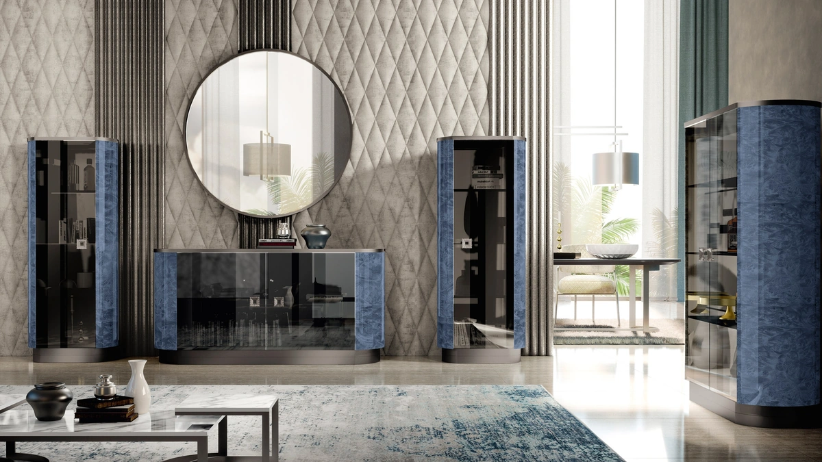 Parete Attrezzata in radica Duse di Adriatica