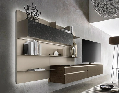 Parete Attrezzata Lampo 017 di Sangiacomo