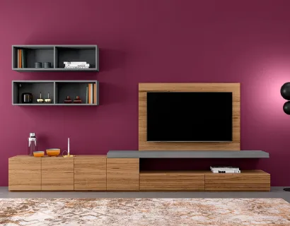 Parete attrezzata Zero 16 L15 di Devina Nais