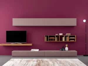 Parete attrezzata Zero 16 L19 di Devina Nais