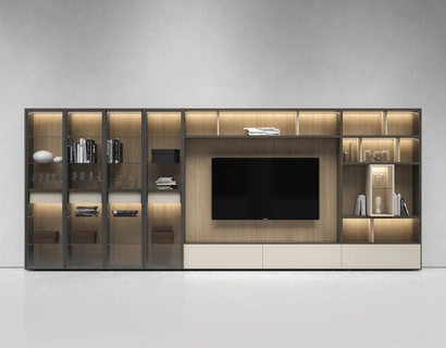 Parete Attrezzata Pari & Dispari B di Presotto