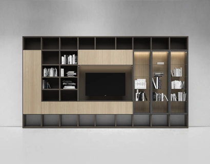 Parete Attrezzata Pari & Dispari C di Presotto