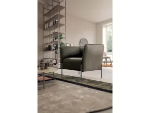 Poltroncina in pelle Dolly di Presotto