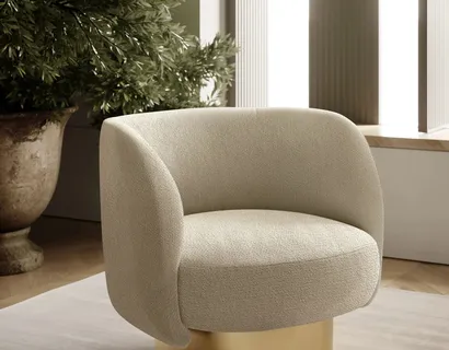 Poltroncina in tessuto Doris di Bontempi