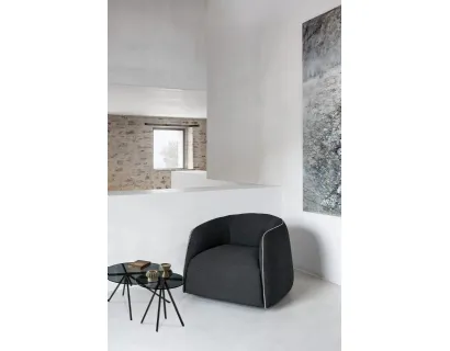 Poltroncina Kodi in velluto di Bontempi