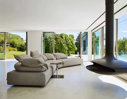 Divano di design in tessuto Flick Flack di Ditre Italia