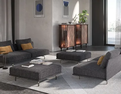 Divano lineare Hayden di Cattelan Italia
