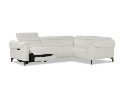 Divano relax Richmond in pelle di Nicoletti Home